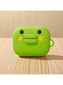 1PSC Bluetooth Earphone Case, Cute Big Mouth Jiji Style, Suitable For AirPods4, Also Fits AirPods3 And Apple Pro2 Earphone Case. Silicone Protective Earphone Case/Earphone Box/Earphone Air Tank With Neck Strap And Smartphone Strap, Suitable For Both Men And Women (Universal)