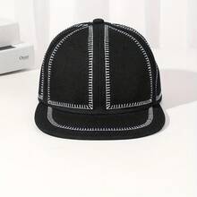 Girls Fashion Starry Sky Rivet Baseball Cap - Adjustable, Sunscreen Hip Hop Cap Spring/Summer Model - Đinh tán đen - Xem 4