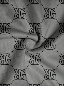 2pcs/Set Men's Printed Crew Neck T-Shirt And Pants Set, Practical & Versatile