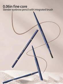 Amortals 二合一眉笔，带刷头 - 防水、防汗、持久、不晕染，1.5毫米超细顺滑旋转笔尖及螺旋刷头 - 适合初学者和专业化妆师 - 适用于冬季、夏季、春季、秋季、感恩节、万圣节、圣诞节、毕业典礼、生日、节日等各种场合 - 灰色 - 查看 3