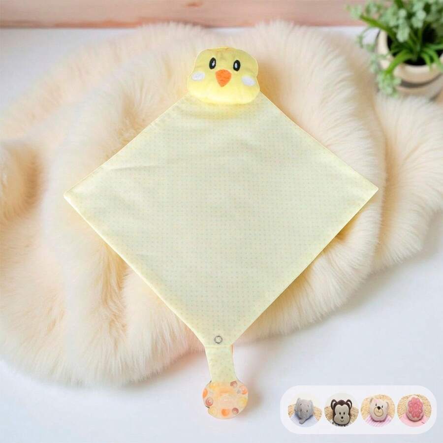 Naninha Para Bebe Bichinhos Com Porta Chupeta Menina Menino