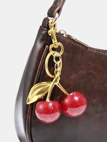 1 Túi đeo vai Novachic dành cho nữ bằng vải hoa, khóa kéo, phong cách cổ điển, túi đeo dưới cánh tay, phù hợp cho nhiều dịp - Cà phê nâu - Xem 3