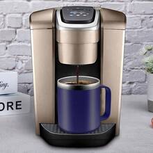 Termo para Cafe de Acero Inoxidable 14OZ,Taza Termica de Asa de 400ML,con Tapa Hermética,2-Pajita y 2-Cepillo de Limpieza,Taza Termica Frio y Caliente Portátil,Vaso de Viaje para Cafe,Té,Agua y Bebidas - AZUL - Ver 8