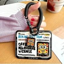 这款可爱经典的海绵宝宝卡包采用经典卡通设计。透明面可放置名片、银行卡、学生证等。它能保护您的卡片免受刮擦、磨损和消磁，延长卡片的使用寿命。此外，它还配有弹簧挂绳，方便携带。 - 彩色 - 查看 1