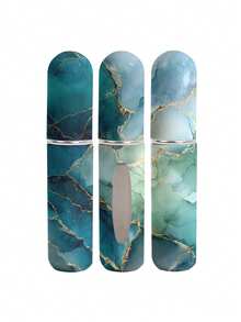 1/4 szt. - Miniaturowa butelka z rozpylaczem do perfum, którą można napełniać, przenośny atomizer, perfumy w sprayu, etui z pompką do podróży i wyjść, butelka perfum