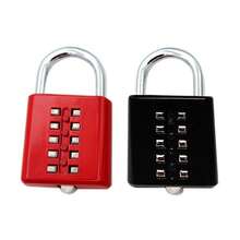 VENTDEPOT Candados , MXPSR-001, 1Pza, 10 Teclas, Rojo, Mecánico, Acero Inox. - Negro - Ver 5