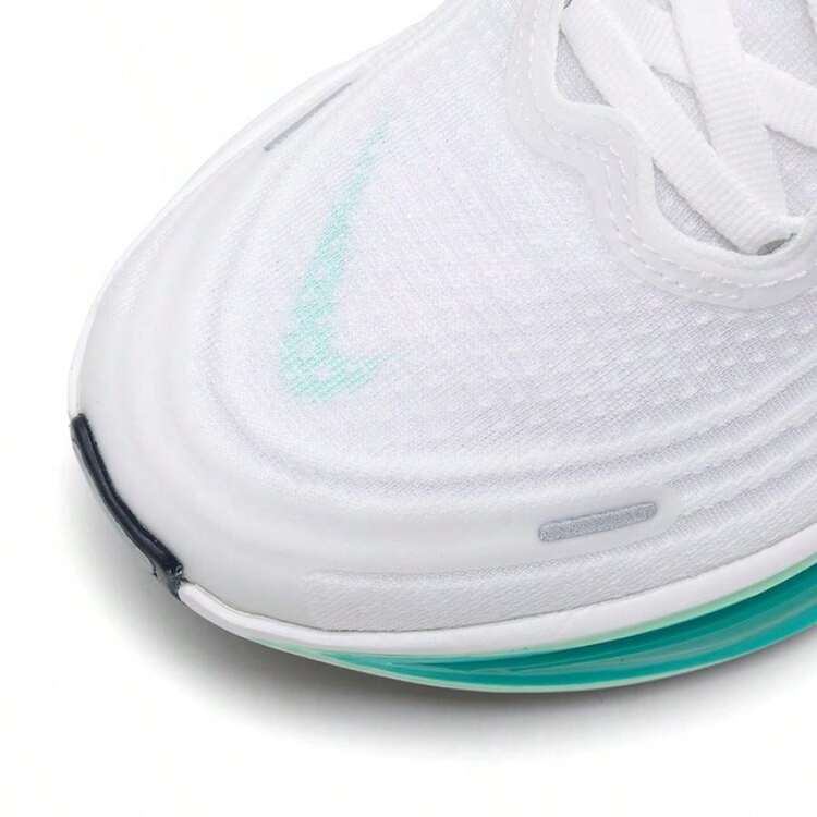 Jordan Zapatillas de running para mujer W NIKE VOMERO PLUS, zapatillas deportivas casuales y cómodas HV8154-100 - Blanco/Plata metalizado/Microverde/Verde menta espumoso - Añade 8