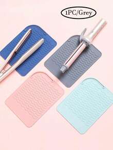 1/2 Stücke /480°F hitzebeständige Silikon Stylingunterlage - Verwendung für Glätteisen, Lockenstäbe und Reise-Drehhalterungen