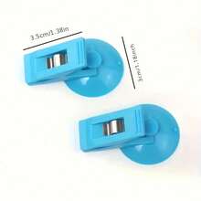 2pcs Portable Car Suction Cup Clip: Car Interior Window Suction Cup - Detachable Sunshade Ticket Car Accessories Bracket