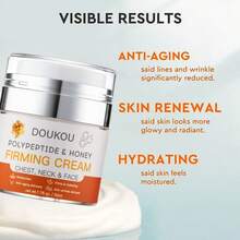 Firming Cream, Instant Face Lift Cream, Neck Firming Cream, Anti-Aging Face Moisturizer For Face, Skin Firming And Tightening Lotion, Reduce The Look Of Neck Lines, Tightens & Smooths, Hexapeptide, Honey, Collagen, Retinol & Hyaluronic Acid Cream 50ml, 1.7 Fl.Oz