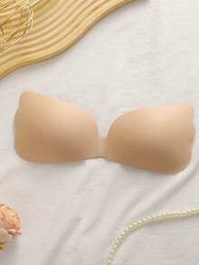 1/2 Pcs Sticky Push Up Bra – Strapless & Backless Self-Adhesive Bra For Women, Breathable & Invisible Support For Dresses, Wedding Gowns & Summer Outfits