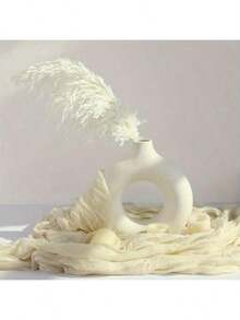 10/15 Pieces Artificial White Pampas Grass - Non-Shedding Artificial Pampas In Vase - Versatile Feather-Free Decorations For Christmas, Thanksgiving, New Year, Valentine's Day, Mother's Day - Perfect For Weddings, Showers, Boho Home And Farmhouse Centerpieces - White - View 4