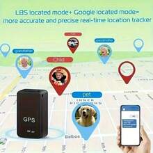 Intelligent Car Life Compact High Quality GPS Tracker - Global Coverage, Rechargeable Lithium Battery, USB Charging For Real-Time Location Tracking - All-Weather Protection For Cars, Luggage, Pets & Smooth Travel, GPS Tracker For Luggage, Pet Safety Monitor - Black - View 3