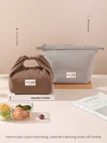 1 szt. Torba na lunch dla kobiet i mężczyzn, studentów, szczelna, izolowana, miękka, duża torba termiczna na lunch - wielokrotnego użytku pudełko na lunch do pracy w biurze, szkoły, na piknik, plażę, torby szkolne, torby do przechowywania dla nauczycieli, torby do klasy, torby do klasy (czarne/szare/brązowe)