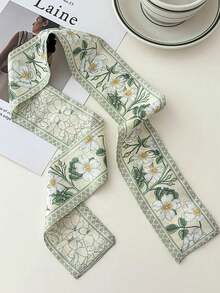 3pcs Women's Multi-Color Printed Scarves, Headbands, Neck Ties - Suitable For Daily Use, Ponytail Ties, Bowknots, Bag Handles Decoration, Narrow Neck Ties, Faux Silk Scarves, Wristbands - Floral, Abstract, Casual, Bohemian, Elegant - 4 Seasons Fall Winter Hair Band Hair Accessories For Women For Vacation Outfits Woman Women Bananas Winter Head Scarf Women Bandanas Soft Headwrap - Multicolor - View 4