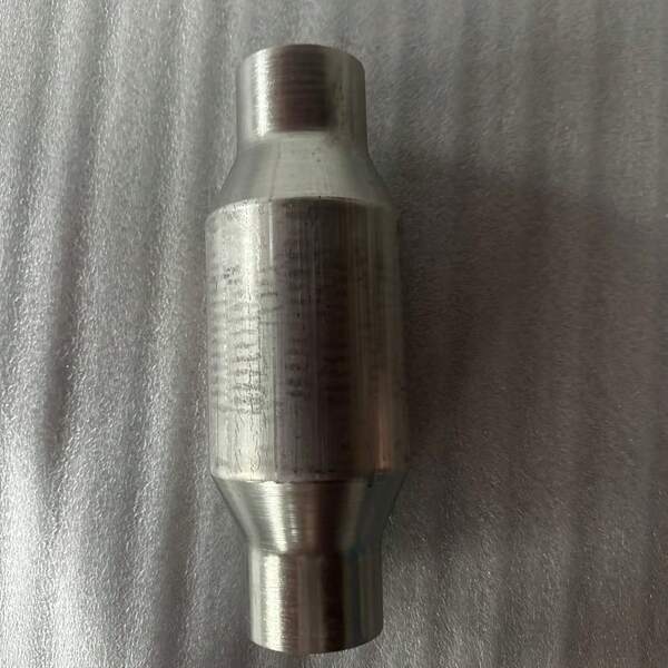 2.5-Inch Automotive Catalytic Converter - Stainless Steel, 2.5-Inch Import And Export, Suitable For Most Vehicles, Durable And High-Performance Design, Easy Installation, Vehicle Emission Control, Stylish Metal Surface, Sturdy Construction