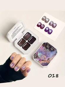 一套Y2K果冻指甲油套装，固体凝胶指甲油调色盘，4/5/9色柔滑乳霜套装，红色和黑色、粉色、绿色，配有美甲刷，持久固体凝胶指甲油，高光泽多色凝胶指甲油，凝胶指甲油颜色，适合情人节美甲、法式美甲、美甲艺术，需要底油和封层，UV凝胶指甲油 - 彩色 - 查看 37