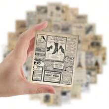 60PCS Creative Design Retro Newspaper Graffiti Stickers Skateboard Laptop Phone Case Water Cup Guitar Luggage Cool Cartoon Decals Decor Wall Decor Room Decor Wall Stickers Wall Sticker Home Decor