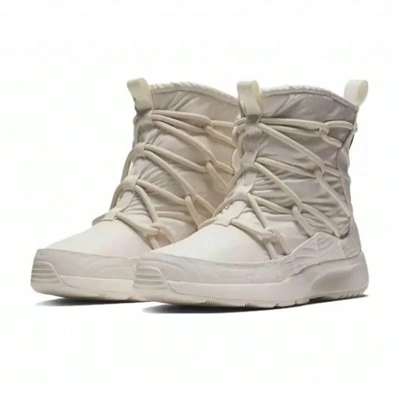 Nike Nike Classic High-Top Winter Snow Boots For Women, Durable And Warm, New TANJUN Comfortable Wrap-Around Flat Shoes For Daily Wear, Fashionable And Versatile Simple Design For Commuting And Casual, Women Winter Essential AO0355-003