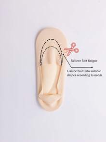 1/3 Pairs Of Business And Leisure Women Wear Socks With High Heels, Breathable Invisible Socks, Women's Boat Socks That Do Not Fall Off The Heel, And Socks That Relieve Foot Fatigue.Large Socks - Multicolor - View 11