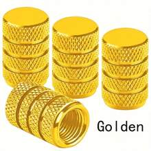 4pcs Corrosion Resistant Tire Valve Stem Caps, Aluminum Tire Valve Caps With Plastic Lining, Anti-Leak Tire Valve Covers For Cars, Trucks, Motorcycles And Bicycles