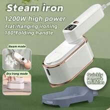 OBOVAY 2-In-1 Handheld Steam Iron/Garment Steamer/Portable Travel Steam Iron/Clothes Steamer - UK Plug(220-240V) - View 9
