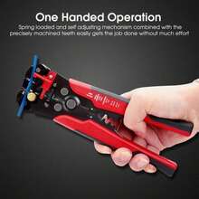 Non-Slip Crimper Cable Cutter Automatic Wire Stripper Multifunctional Stripping Tools Crimping Pliers Terminal 0.2-6.0mm² Tool - Multicolor - View 8