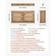 Entryway Shoe Bench, 38.9 X 9.4 X 19.7 Inch Rattan-Like Shoes Bench With Flip Drawers, 440lbs Shoe Storage Rack With Cushion, 4 Compartments And Rattan Doors, For Hallway, Living Room, Bedroom
