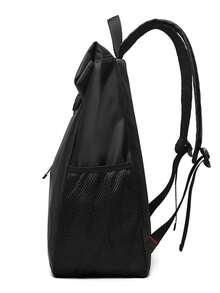 15,6 Zoll leichter einfarbiger Rollrucksack, modische Business-Laptoptasche, Rucksack mit großem Fassungsvermögen für Pendler, geeignet für Arbeit und Reisen