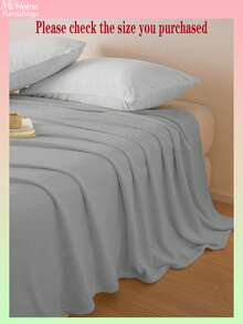 1pc Crystal Velvet Solid Color Flat Sheet, Bedding, Soft & Skin-Friendly, Multiple Colors Available, Simple & Fashionable Home Decor, Suitable For Men, Women, Dorm, Bedroom, Soft & Comfortable Bedding, Machine Washable, Simple & Casual Daily Use, Available In Twin, Full, Queen, King Sizes - Multicolor - View 34