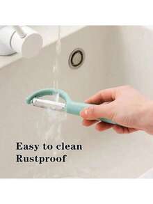 1 pièce Épluche-légumes en acier inoxydable, épluche-fruits et légumes multifonction, lame en acier inoxydable tranchante, manche confortable, petit ustensile de cuisine