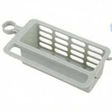 سلة تعليق أدوات المطبخ والمستلزمات، منظم المطبخ، حامل تخزين البالوعة، رف بلاستيكي