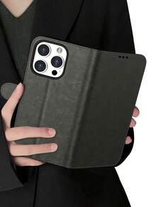 Cardholder Phone Cases For 16 Pro Max/17 Pro Max, Wallet Flip Leather Phone Cover For Galaxy S25/S25 Plus/S25 Ultra, Flip Phone Cases For Ip11/Ip13/14/15/16 Pro, Stand Phone Case For Galaxy A17/A16/A15/A14/A13/A12, Cool Cell Phone Accessories Redmi 15C With Bracket Function, Cell Phone Protector For XR/7/8/SE/16e, Credit Card Bank Mobile Phone Leather Case Compatible With Iphone17.