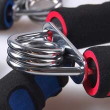 1PCS  Hand Grip Strengthener, A-Type Hand Grip Strengthener, Fingerprint Dual-Color Cotton Cover Hand Grip Strengthener, Home Fitness, Prevent Mouse Fingers - 隨機 - 查看 8