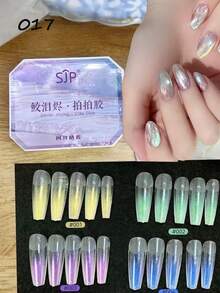 一套Y2K果冻指甲油套装，固体凝胶指甲油调色盘，4/5/9色柔滑乳霜套装，红色和黑色、粉色、绿色，配有美甲刷，持久固体凝胶指甲油，高光泽多色凝胶指甲油，凝胶指甲油颜色，适合情人节美甲、法式美甲、美甲艺术，需要底油和封层，UV凝胶指甲油 - 彩色 - 查看 39