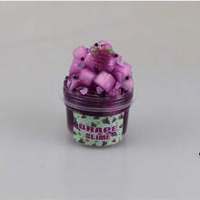 1 件超柔软黄油史莱姆，棒棒糖冰棒可爱迷人，派对礼品香味史莱姆，DIY 造型粘土史莱姆，适合各种节日和场合，男孩和女孩的圣诞礼物（颜色可能因批次而异），随机包含一些配件