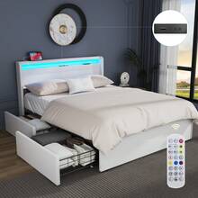 OYAJIA Bed Frames - 白色 - 查看 2