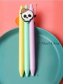 Spersonalizowany długopis dekoracyjny na Halloween, długopis z miękką naklejką z motywem Halloween, spersonalizowane artykuły szkolne i biurowe na Halloween, promocyjny długopis z motywem Halloween