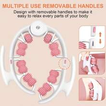 Deep Tissue Leg Massager & Cellulite Remover - Lymphatic Drainage Roller To Smooth Skin, Relieve Pain, And Sculpt Thighs & Buttocks - Multicolor - View 3