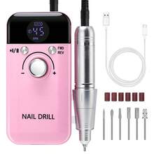 45000RPM Professional Electric Nail Drill Machine, Nail Remover, Portable Nail Care File & Dead Skin Remover Tool