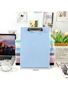 1 A4 Color Folder Board For Data Storage, Multifunctional Conference Writing Board, Stationery, Office Supplies, Test Paper Organization Manual Folder, Contract Folder, Speech Folder, Learning Tools