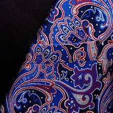 Barry.Wang Blazer For Men Paisley Sport Coat Lightweight Suit Jacket Regular Tuxedo Flower Mardi Gras Carnival Gift