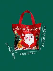 1 pieza Bolsa de regalo de Navidad, Bolsa de lona de regalo de caramelos con forma de manzana. Bolsas de Navidad, Bolsas de regalo de Navidad, Bolsas de lona de regalo de caramelos. Bolsa de Papá Noel. Bolsa de regalo de Navidad.