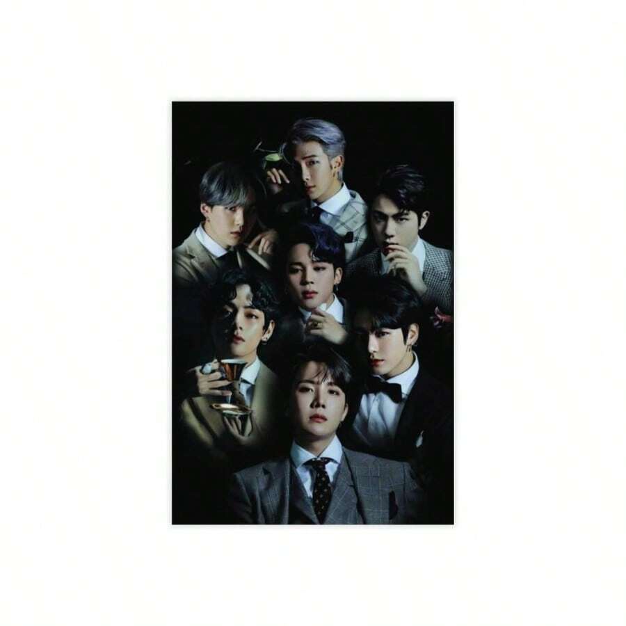 Decorative Painting & Calligraphy - 30L x 20B cm + Áp phích K-Pop BTS 125 - Xem 1