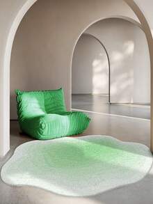 1pc Imitation Cashmere Carpet, Thickened Living Room Sofa And Coffee Table Floor Mat, Irregular Cloud Bed Blanket In The Bedroom, Kitchen Mat, Bedroom Plush Mat - Multicolor - View 7