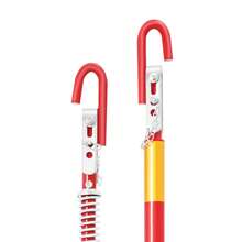 5 Ton Trailer Bar Tow Bar Spring Damping Tow Bar Warning Colour Red Yellow Static Spray Coating For Household Vehicles, SUVs, Small Cars - Red+Yellow - View 8