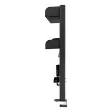 CNCEST Desk Pegboard, Clamp On Desk Organizer Shelf, Desktop Bookshelf Storage Shelves, Privacy Panel For Home Office Dorm Gaming Desk, Carbon Steel, 39.4" X 37.4", Black - 黑色 - 查看 10