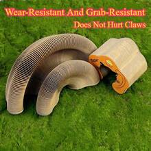 Rascador de cartón corrugado para gatos en forma de acordeón, magnético y versátil, sin desorden, autoentretenemiento, resistente a rasguños y desgaste, juguete para gatos