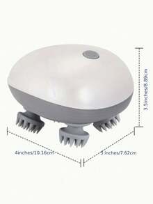 1 pièce Masseur électrique portatif rechargeable pour le cuir chevelu, fonction de vibration pour la relaxation, convient aux adultes et aux animaux de compagnie comme les chats et les chiens, 10 cadeaux de fête incluent la fête des mères, la fête des pères, etc.