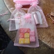 2025Organza Gifts Bags Sets Of 50 Drawstring 4x6 Inch Pink For Baby Shower,Girl Birthday,Party Favors,Wedding,Bridal Shower,Graduation,Halloween,Bulk Sheer Fabric Mesh Tie Sack For Jewelry,Candy - 粉色 - 查看 2
